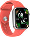 DCU Advance Tecnologic - Smartwatch - Afstand Bloeddruk Hartslagsensor - Zilver Rood Wit