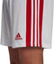 Adidas Squadra 21 Short - Voetbalkleding - Aeroready technologie - Wit - Rood - Maat S