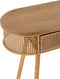 J-Line console 2 Laden - metaal/hout - bruin