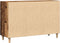 vidaXL - Dressoir - 103,5x35x70 - cm - bewerkt - hout - oud - houtkleurig