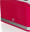 Swan Retro 19020 - Broodrooster 4 Sneden - Ontdooi- en opwarmfunctie - Rood
