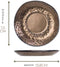 GLAMOMAX'S Choice - C&T Copernico Kop en Schotel Set - Koffieset - 6 + 6 Koffiekop&Schotel - Koper - Bruin - Vaatwasserbestendig