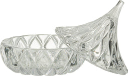 J-Line voorraadpot Puntig Geslepen - glas - transparant