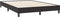 vidaXL - Bed - boxspring - zonder - matras - 160x220 - cm - fluweel - zwart