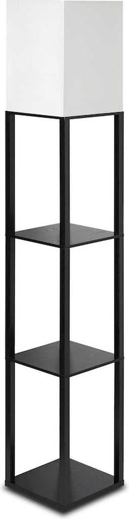 Feel Furniture - Staande lamp met opberguimte - Zwart
