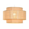 Plafondlamp Home ESPRIT Bruin Bamboe 50 W 56 x 56 x 37 cm