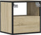 vidaXL - Nachtkastjes - 2 - st - wandgemonteerd - 40x31x39,5cm - sonoma - eikenkleur