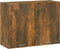vidaXL - Hangkast - Lyon - 80x31x60 - cm - bewerkt - hout - gerookt - eikenkleurig