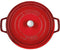 Staub - Braadpan - Gietijzer - ø 24 cm - Kersenrood