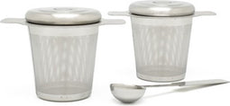Bredemeijer - Twee theefilters met theemaatlepel (theezeef)