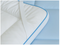 Zydante Cooling Topper - Matrasoplegger - 140x200 cm - Verkoelende Nylon & Polyester - Wit/Lichtgrijs