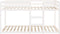 vidaXL - Stapelbed - massief - grenenhout - wit - 90x200 - cm