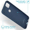 iMoshion Hoesje Geschikt voor Xiaomi Redmi 9C Hoesje Siliconen - iMoshion Color Backcover - Donkerblauw