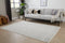 Lifa Living - Wol Vloerkleed - 70% Wol 30% Katoen - 160 x 230 cm - Zwart/Wit
