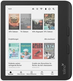 Tolino Vision Color - E-reader - 7" E Ink Kaleido 3 - Zwart