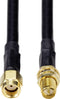 SpeaKa Professional SP-9226164 - Antenne Verlengkabel - 5 m RP-SMA-stekker naar RP-SMA-bus - Zwart