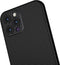 Geschikt voor iPhone 12 PRO MAX - Backcover Liquid Siliconen Case TPU Hoesje - Zwart - Luxe Telefoonhoesje Wallet Case Pasjeshouder PU Leder