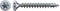 SPAX 1191010400205 Universele schroef, Verzonken kop, 4 x 20, Voldraad, T-STAR plus T20 - WIROX - 1000 stuks