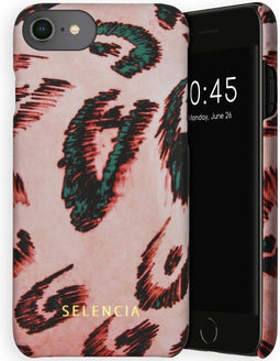 Selencia Hoesje Geschikt voor iPhone SE (2022) / SE (2020) / 8 / 7 / 6s / 6 Hoesje - Selencia Maya Fashion Backcover - roze