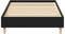 vidaXL - Bed - Frame - 75x190 - cm - Zwart - Eiken - Hout