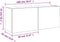 vidaXL - Tv-wandmeubel - met - LED-verlichting - 100x35x41 - cm - sonoma - eiken