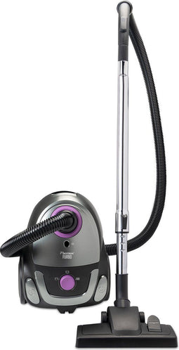 Bestron ABG450SPE - Stofzuiger met zak - 3 stofzuigerzakken 750W 7.5m actieradius - Lila/Zilver
