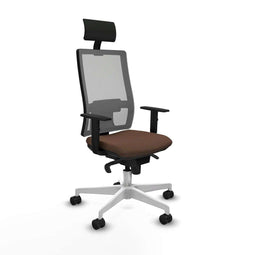 Bureaustoel met hoofdsteun Piqueras y Crespo 1D026N1 Donkerbruin