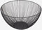 Point-Virgule - Wire - Fruitschaal - Fruitmand - Metaal - zwart ø 25 cm H 14cm