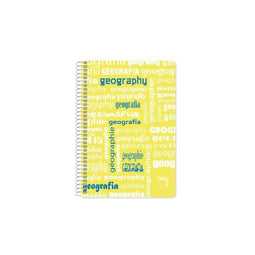 Schrift Pacsa Geel Multicolour Din A4 80 Lakens 21,5 x 31,5 cm 4 Onderdelen