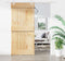vidaXL - Schuifdeur - met - beslag - 90x210 - cm - massief - grenenhout
