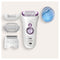 Braun Silk-épil 9 9-710 - Epilator - Nat/droog - Wit/Paars