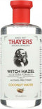 Gezichtstoner Thayers Witch Hazel Kokosnoot 355 ml
