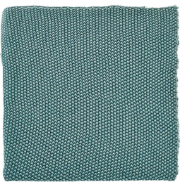 Dutch Decor Plaid Moss - Plaid 130x180 cm - 100% katoen - Blauw