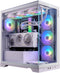 XPG Invader X - Tower - ATX/Micro-ATX/Mini-ITX - Gehard glas - Wit