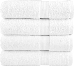 vidaXL - Badhanddoeken - SOLUND - 4 - st - 600 - g/m² - 100x150 - cm - wit