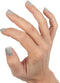 LAUED Nagelstickers - Nail Wraps - 16 Extreem Dunne Nagellak Stickers - Manicure Nail Art Folie - Silver Lady