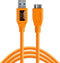 Tether Tools CU5454 - USB A naar Micro-USB B Kabel - 4,6 m - Oranje
