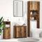vidaXL - Wastafelkast - 60x33x60 - cm - bewerkt - hout - oud - houtkleurig