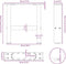 vidaXL - Salontafelpoten - 2 - st - 30x(30-31) - cm - staal - antracietkleurig
