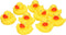 Rubber badeendjes familie - 9x stuks geel - badkamer fun - 5.5 cm - speelgoed eendjes