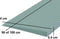 Rubber drempelhulp 0,4 x 4 x 100 cm met lijmlaag (grijs)