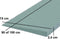 Rubber drempelhulp 2,4 x 15 x 100 cm zonder lijmlaag (grijs)