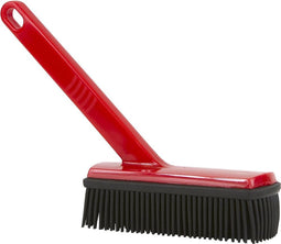 Rubber interieurborstel met greep 15x5 cm
