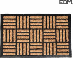 Rubberen Deurmat met Kokos Vezel met leuk design 40x60 cm