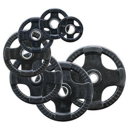 Rubberen olympische grip halterschijf - 5 kg - Body-Solid