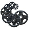 Rubberen olympische grip halterschijf - 5 kg - Body-Solid