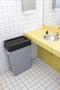 Rubbermaid deksel voor afvalcontainer Slim Jim, tuimeldeksel, zwart 4 stuks