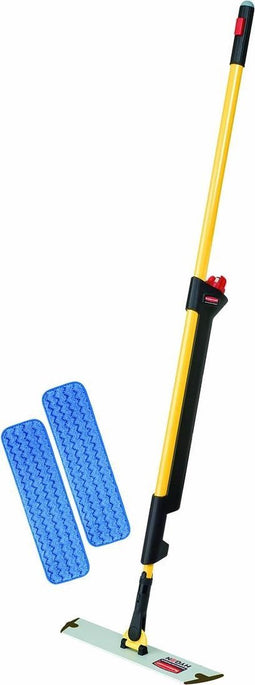 Rubbermaid Pulse vloerreiningingskit inclusief vlakmopframe en 2 vlakmoppen - R050669