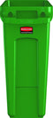 Rubbermaid Slim Jim met luchtsleuven 60 ltr, groen (VB227857)
