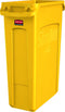 Rubbermaid Slim Jim met luchtsleuven 87 ltr, geel (VB227963)